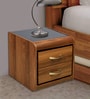 Archer Bedside Table in Natural Finish with Drawers