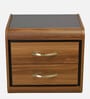 Archer Bedside Table in Natural Finish with Drawers