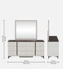 Archer Dressing Cabinet in White Colour