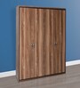 Archer 4 Door Wardrobe in Brown Finish