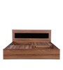 Archer King Bed With Storage in Walnut Finish