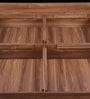 Archer King Bed With Storage in Walnut Finish