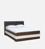 Archer Queen Size Bed in White Finish with Hydraulic Storage