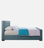 Archer Upholstered Queen Size Bed In Grey Color