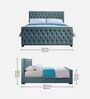 Archer Upholstered Queen Size Bed In Grey Color Archer Upholstered Queen Size Bed In Grey Color