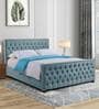 Archer Upholstered Queen Size Bed In Grey Color