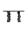 Archie Spindle Coffee Table In Black Finish