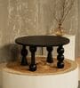 Archie Spindle Coffee Table In Black Finish