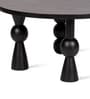 Archie Spindle Coffee Table In Black Finish