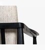 Archie Spindle Arm Chair In Grey Color