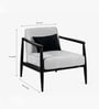 Archie Spindle Arm Chair In Grey Color