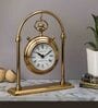 Archway Timepiece Gold Aluminium Table clock
