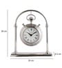 Archway Timepiece Silver Table Clock