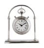 Archway Timepiece Silver Table Clock