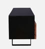Arduous Solid Wood TV Console In Brown Colour