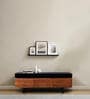 Arduous Solid Wood TV Console In Brown Colour