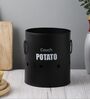 Ardura Black Metal Potato Container with Holes