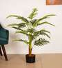 Artificial Areca Palm Plant with Black Pot
