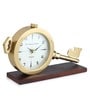 Areios Table Clock In Gold