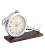 Areios Table Clock In Silver