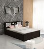 Arena Queen Size Bed in Dark Wenge Colour With Storage