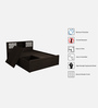 Arena Queen Size Bed in Dark Wenge Colour With Storage