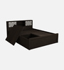 Arena Queen Size Bed in Dark Wenge Colour With Storage