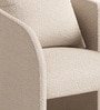 Arevella Sculpted Lounge Chair In Cream Colour