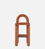 Arevex Arch Bar Stool In Orange Terracotta Colour