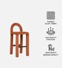 Arevex Arch Bar Stool In Orange Terracotta Colour