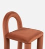 Arevex Arch Bar Stool In Orange Terracotta Colour