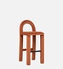 Arevex Arch Bar Stool In Orange Terracotta Colour