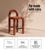 Arevex Arch Bar Stool In Orange Terracotta Colour