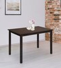Argo 4 Seater Dining Table in Wenge Finish
