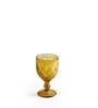Aria Amber Stem Glass Set Of 6