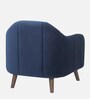 Aria Velvet 1 Seater Sofa in Blue Colour