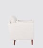Ariahana Fabric Arm Chair in Ivory Colour