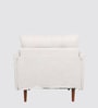 Ariahana Fabric Arm Chair in Ivory Colour