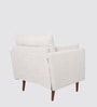 Ariahana Fabric Arm Chair in Ivory Colour