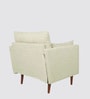 Ariahana Fabric Arm Chair in Light Green Colour