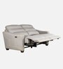 Ariana Fabric 3 Seater Motorized Recliner in Grey Colour  with USB Port