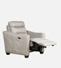 Ariana Fabric 1 Seater Motorized Recliner in Grey Colour with USB Port