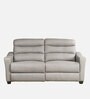 Ariana Fabric 3 Seater Motorized Recliner in Grey Colour  with USB Port