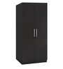 Ariana 2 Door Wardrobe in Antique Ebony Finish
