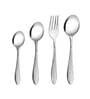 Arias Sysco Silver Stainless Steel (Set of 24) Table Spoon & Fork Set with Stand
