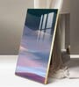 Arid Horizons Glass Finish Vertical Wall Art