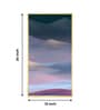 Arid Horizons Glass Finish Vertical Wall Art