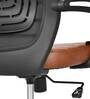 Aries Leatherette Executive Chair in Brown Colour