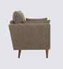Arihana Boucle Fabric Accent Chair In Blue Colour