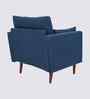 Arihana Boucle Fabric Accent Chair In Blue Colour
